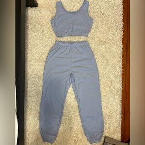 SHEIN Light Blue Lounge Set